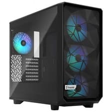 Image of Fractal Design Meshify 2 Lite RGB Midi Tower Light Tint, tempered glass, black