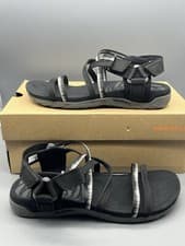 Image of Merrell Terran 3 Cush Lattice Women’s 9 W Wide Sandals Black Gray Tried On Only!