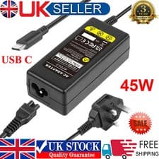 Image of 45W USB-C AC Power Adapter Charger For HP Pro x2 612 G2 Chromebook x360 11 G1