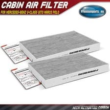 Image of 2x Pollen / Cabin Filter for Mercedes-Benz V-Class Vito Marco Polo EQV W447 New