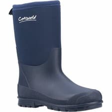 Image of Cotswold Hilly Neoprene Navy Unisex TPR+Neoprene Childrens Wellingtons
