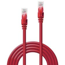 Image of Lindy 3M Cat.6 U/Utp Network Cable Red. Cable Length: 3 M Cable Standard: Cat6 C