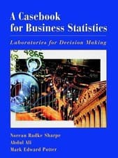 Image of A Casebook for Business Statistics by Norean Sharpe, Abdul Al... - 9780471382409