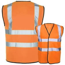 Image of Hi Viz Vest High Vis Safety | YELLOW ORANGE | EN471 Waistcoat Visibility Jacket