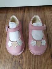 Image of Clarkes Comet Gem T Girls Toddler Shoes Pink UK 4.5