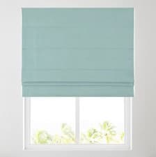 Image of Plain Textured Roman Blinds - Deluxe Cassette Headrail Available