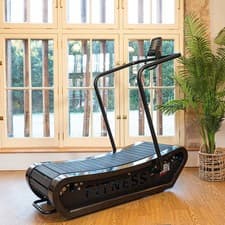 Image of Gymkit Curv Manual Treadmill Curved Running Cardio Fitness Home Commercial UK