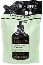 Image of Baylis & Harding Goodness Oud, Cedar & Amber Hand Wash 1L Refill X 1