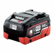 Image of Metabo 625369000 18V LiHD Li-Ion 8.0ah Battery - Red/Black