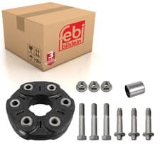 Image of Rear Propshaft Flexible Coupling Kit Inc Centering Bush Fits BMW Febi 171174