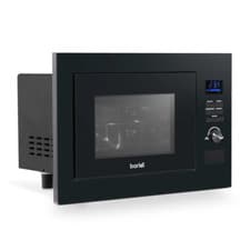 Image of Integrated Microwave Oven with Grill, 25L, 900W, Black Baridi DH198 B