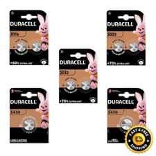 Image of Duracell 2032 Battery CR2032 CR2025 CR2016 CR2430 CR2450 Coin Button 3v, Lithium