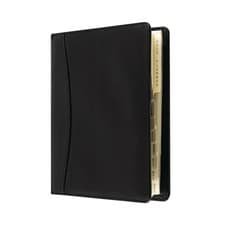Image of 2026 Collins Compact Diary Elite Day Per Page Faux Leather Cover Black