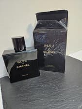 Image of Bleu de Chanel Parfum 150 ml bottle genuine with box batch 8604..