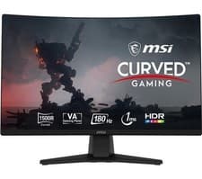 Image of MSI MAG 242C 24" Gaming Monitor Curved Screen Full HD VA LCD HDR R HDMI Black