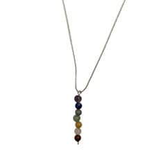 Image of 7 Chakra Gemstone Beads Necklace