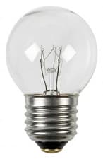 Image of Light Bulb Clear 60w Incandescent Golfball Dimmable 2700K E27 Crompton
