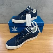 Image of Adidas Originals Stan Smith CS Trainers Navy Blue UK 6 Suede Sneakers
