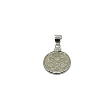 Image of Australian 5 Cent Sterling Silver Coin Edge Bezel. Choose the Year 1966-2025