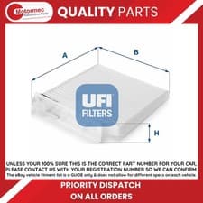 Image of UFI Filter, interior air 53.104.00
