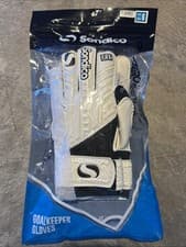 Image of Sondico AeroSpine Goalkeeper Gloves Size 6 Brand New with Tags White And Black