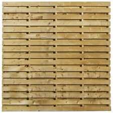 Image of Forest Garden Urban Edge 6 x 6ft Fence Panel Durable Pressure Treated Timber