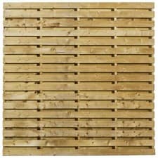 Image of Forest Garden Urban Edge 6 x 6ft Fence Panel Durable Pressure Treated Timber