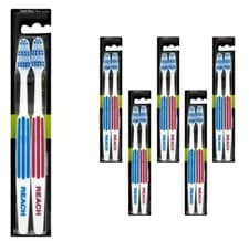 Image of Listerine Toothbrush Duo Reach Interdental Firm x 6