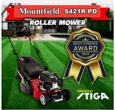 Image of Mountfield S421R PD Self Propelled Rear Roller 139cc Petrol Lawn Mower 41cm Cut