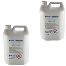 Image of Thick bleach 2 x 5 litre strong power household industrial bleach value pack