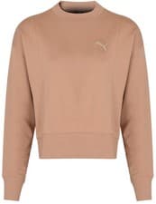 Image of PUMA - Women's Sweatshirt - HER CREW DUSTY TAN 673109-89