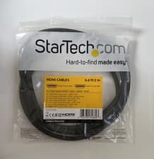 Image of StarTech HDMI Cable with Ethernet 2m (6.6ft) (HDMM2M)