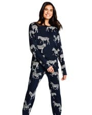 Image of Chelsea Peers Pyjama Set Long Sleeve Womens Nightwear CWNOS06RZBA20
