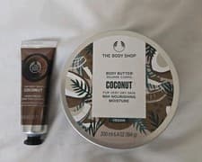 Image of 🥥 The Body Shop Coconut Body Butter 200ml and Coconut Hand Cream 30ml 🥥