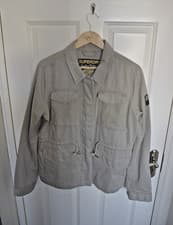 Image of NEW Superdry Embroidered M65 Military Women's Jacket (Size: UK12/EU40/US8)
