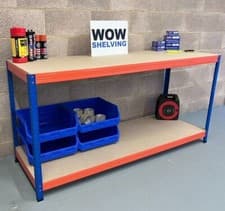 Image of Heavy Duty Workbench Industrial Garage Workshop Shed Work Packing storage Bench