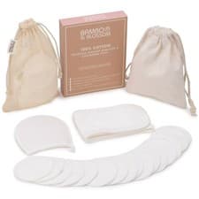 Image of Reusable Makeup Remover Cotton Pads (16 PACK) + Exfoliating Glove & Head Wrap