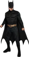 Image of Rubie's Official DC Comics Dark Knight Rises Batman Adult Costume, Deluxe Muscle