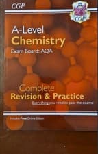 Image of AQA A level Chemistry revision guide - (CGP publisher)