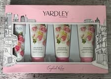 Image of Yardley - English Rose Gift Set' Body Wash, Hand Cream, Body Lotion, Body Spray
