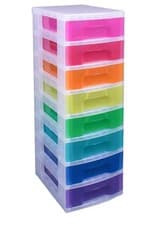 Image of Storage Tower Really Useful 8 X 7 Litre Drawers New 24 Hour Delivery