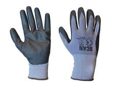 Image of Scan Breathable Microfoam Nitrile Gloves Grey XL