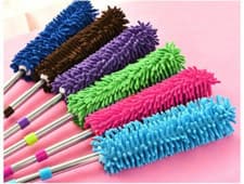 Image of Multifunctional Extendable Telescopic Microfiber Cleaning Duster Brush