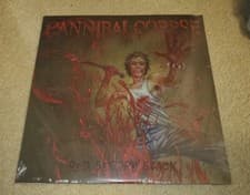Image of Cannibal Corpse Red Before Black clear Coke Bottle colored vinyl sealed 2017 ltd