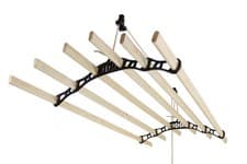 Image of Clothing Airer Ceiling Pulley - Black - 2.4m