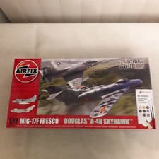 Image of Airfix A50185 1:72 Scale Mig-17F Fresco & Douglas A-4B Skyhawk Model Kit Set