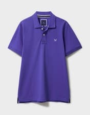 Image of Crew Clothing Men's Classic Pique Polo Shirt – Heritage Marine, 100% Cotton