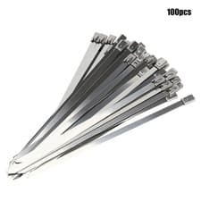 Image of Stainless Steel Cable Ties Tie Wraps Marine Grade 316 Strong 840MM X 7.9MM-x100