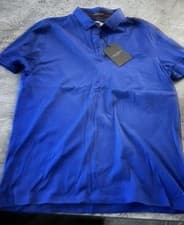 Image of Ted Baker London Bright Blue Coloured Smart Short Sleeve Polo Shirt
