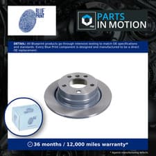 Image of 2x Brake Discs Pair Solid Rear 290mm ADB114330 Blue Print Set 34216792225 New